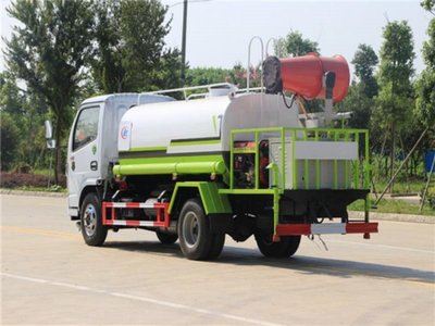 【國六標準】東風小多利卡圓罐5方抑塵車 城市環境的綠色衛士